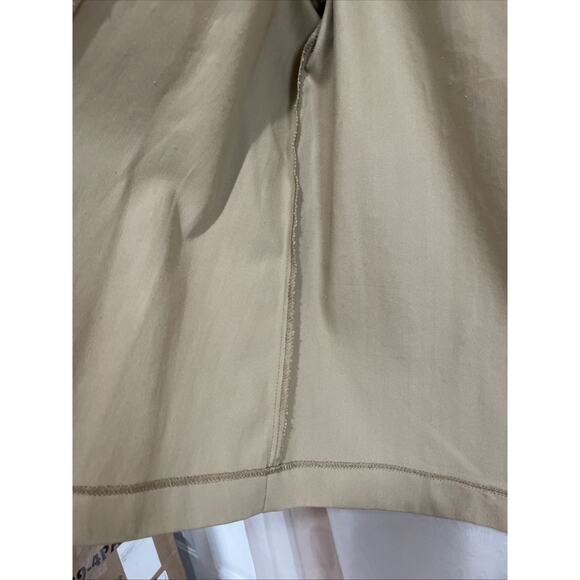 Women’s Cortelle Jacket 42 Beige 3/4 Sleeve Large Buttons Cotton Polyester - Picture 7 of 8